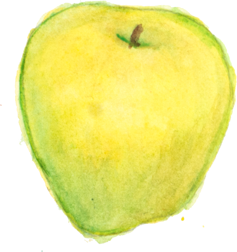 Golden Delicious - Very Sweet (984x1088), Png Download