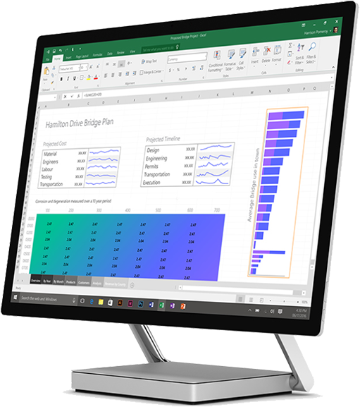 Microsoft Surface Studio Rentals - Surface Studio (600x664), Png Download