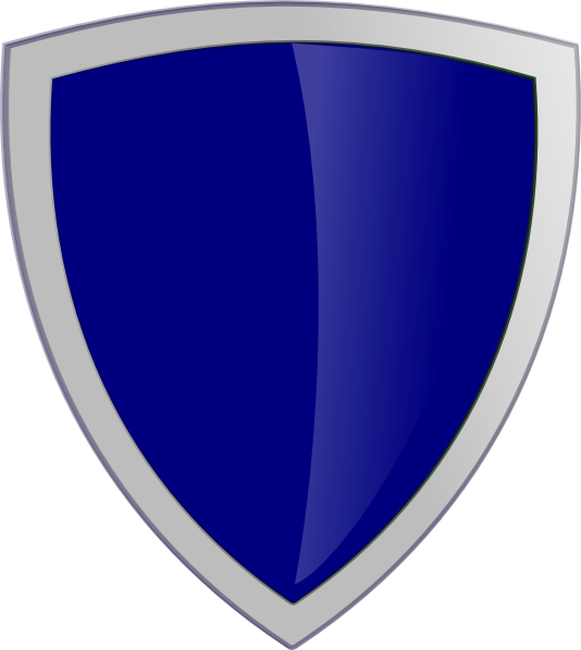 Security Shield Clipart Blank - Purple Shield Symbol (534x597), Png Download