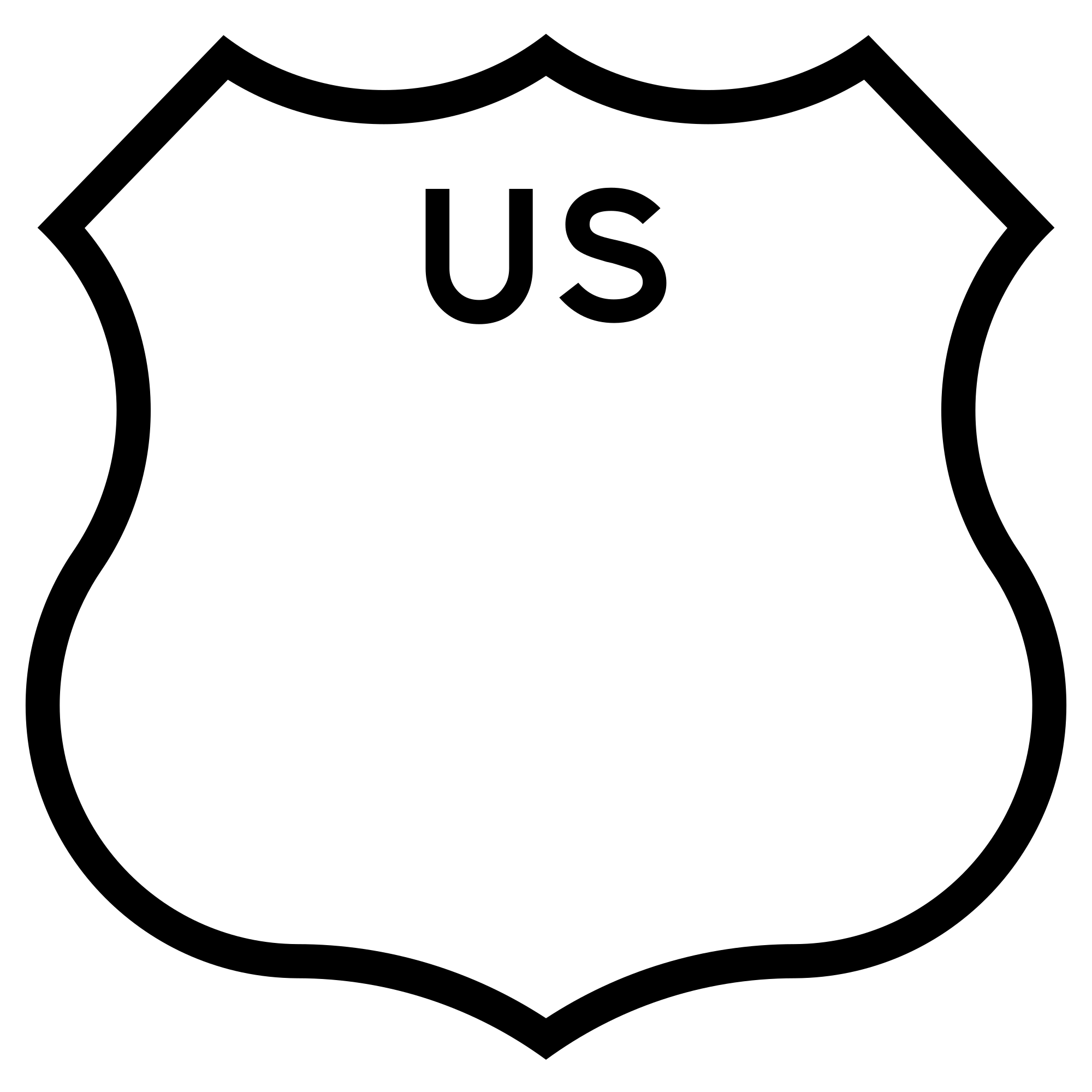 Shield Svg Blank - U.s. Route 101 In California (2000x2000), Png Download