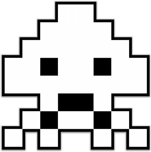 Space Invaders Transparent Png - Space Invaders Small Invader (600x600), Png Download