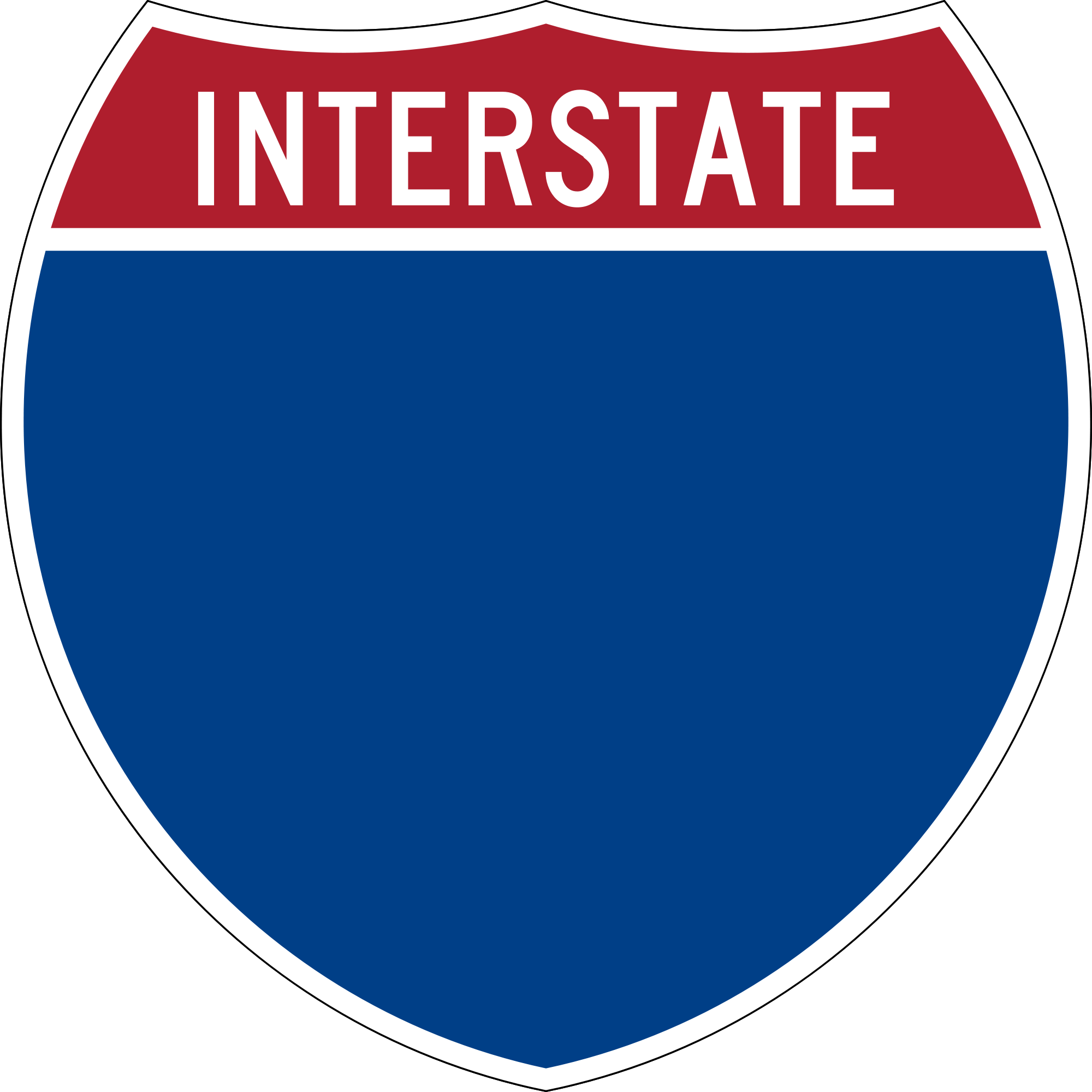 Download I Blank Interstate Highway Sign Png Png Image With No Background Pngkey Com