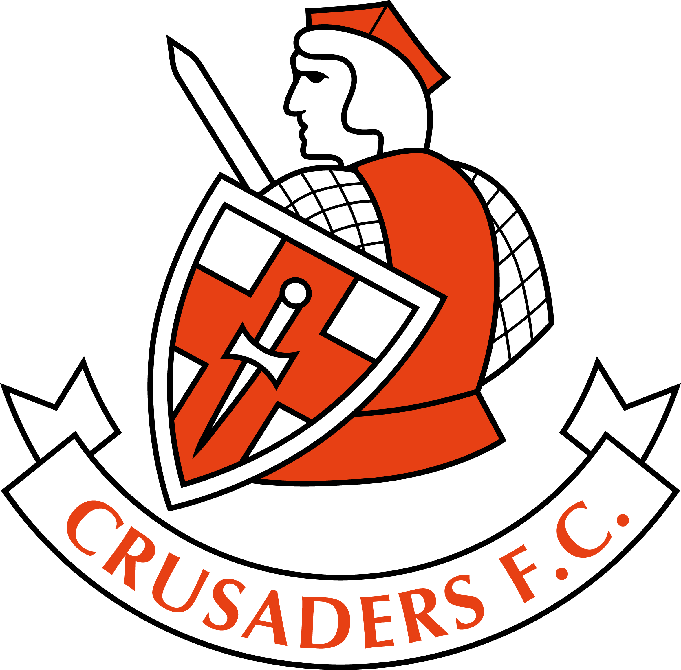 Crusaders Fc - Old Logo Crusaders Fc Belfast (2352x2316), Png Download