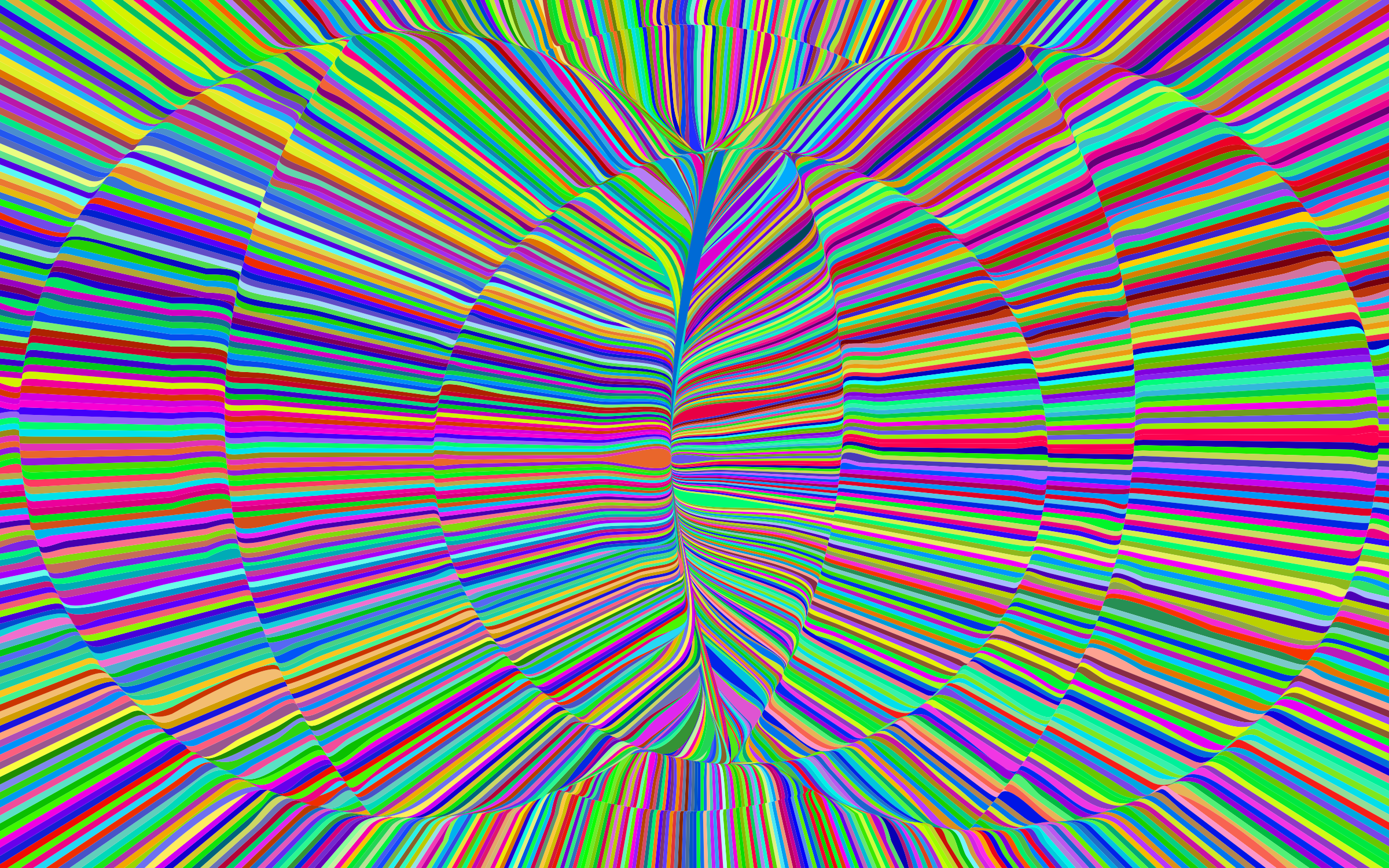 This Free Icons Png Design Of Psychedelic Radiation (2400x1500), Png Download