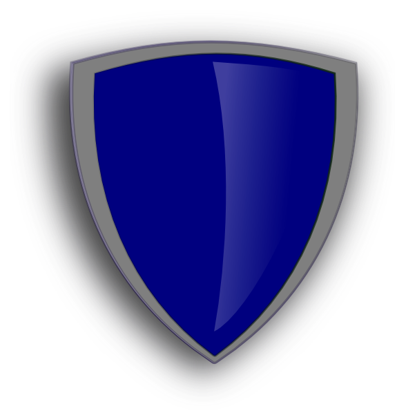 Background Transparent Shield - Shield Blue (588x598), Png Download