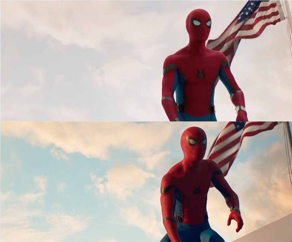 Cgi Comparison - - Spider Man Cgi Comparison (1000x1000), Png Download