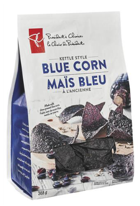 Pc Kettle Style Blue Corn Tortilla Chips Seasoned With - Pc Blue Corn Chips (420x420), Png Download