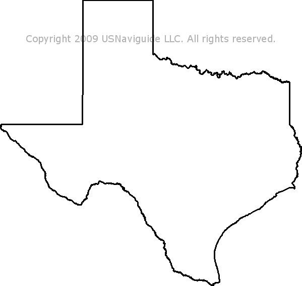 Texas Map Outline Png - State Of Texas Outline Png (599x569), Png Download
