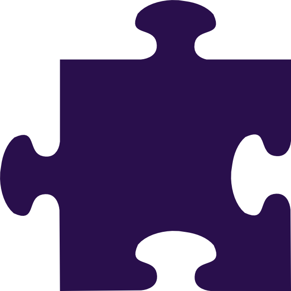 Puzzle Piece Clip Art At Clker - Clip Art (600x600), Png Download