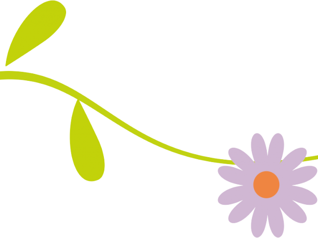 Line Separator Cliparts - Floral Line Divider Png (640x480), Png Download