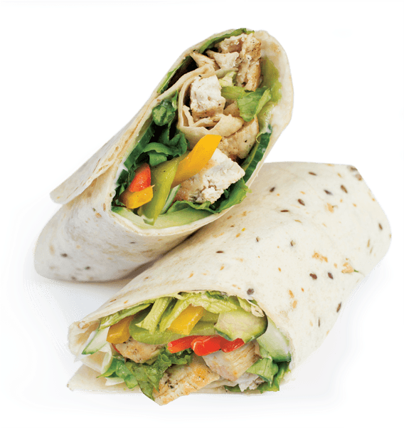 Tortilla Clipart Chicken Wraps - Wrap (600x600), Png Download