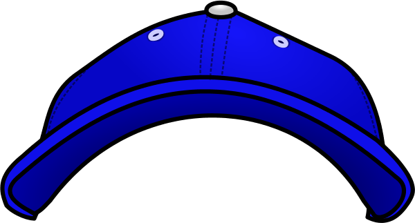 Baseball Hat Backwards - Clip Art Baseball Hat (600x323), Png Download