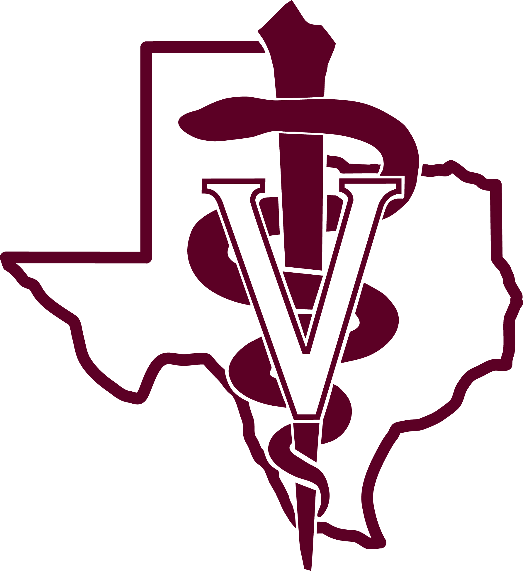 Texclepius Graphic Element - Texas A&m Vet Logo (1784x1948), Png Download