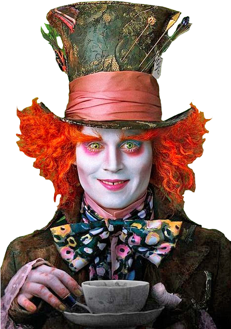 Chapeleiro - Pesquisa Google - Mad Hatter Johnny Depp Hd (468x675), Png Download