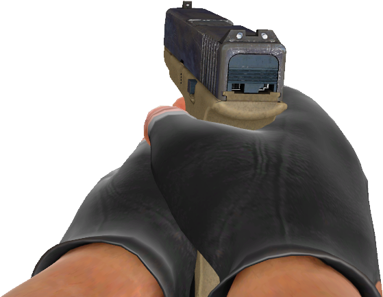 Glock18 Viewmodel Csgo - Csgo Glock 18 Png (574x444), Png Download