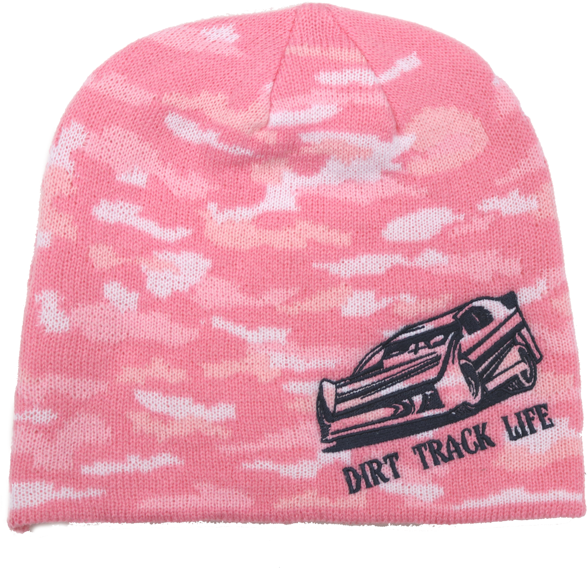 Pink Camo Dirt Track Life Beanie ***choose Sprint Car, - Beanie (1200x1200), Png Download