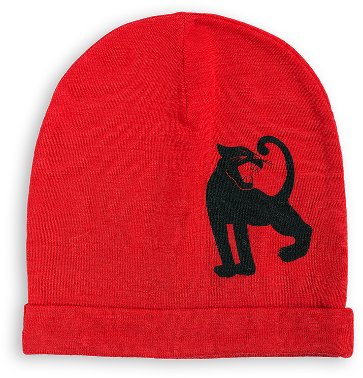 Panther Wool Beanie - Logo (1100x1430), Png Download