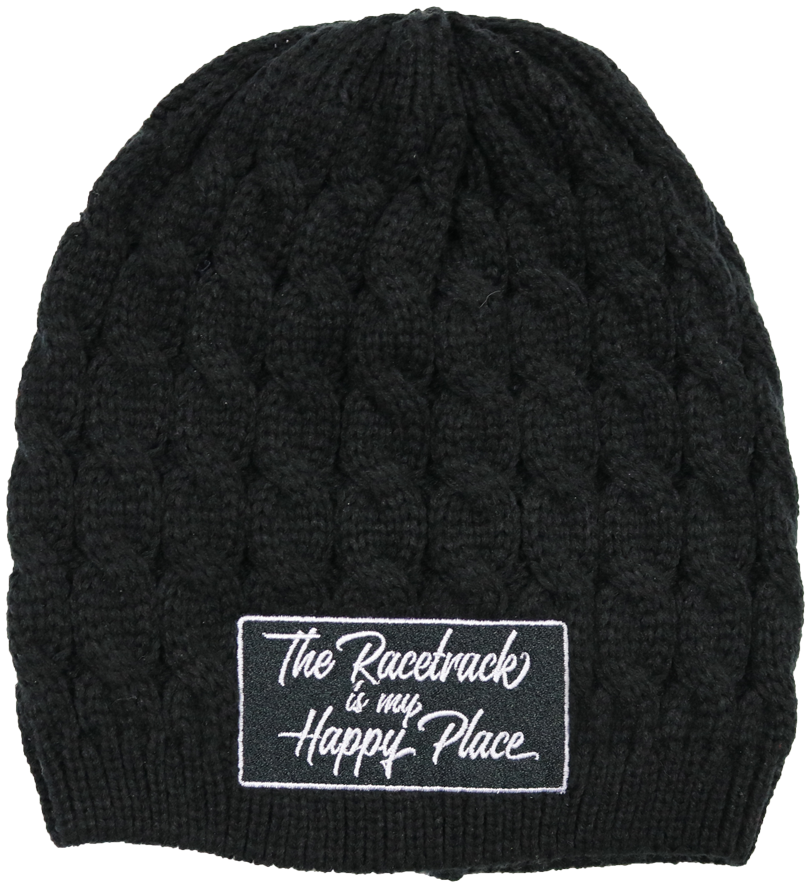 The Racetrack Is My Happy Place Women's Embroidered (1000x1000), Png Download
