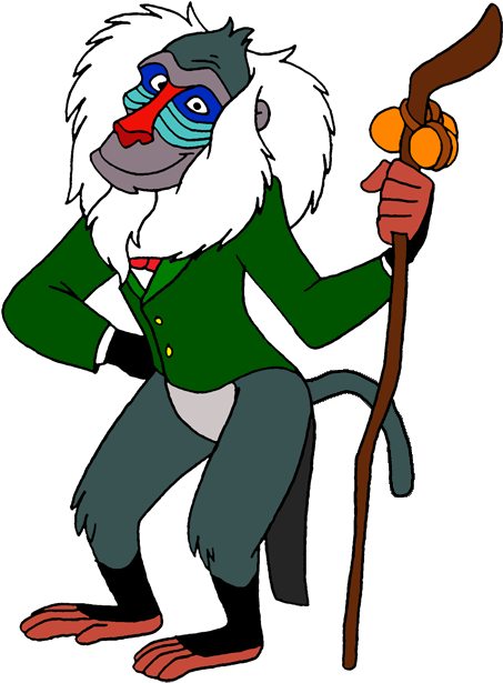 Rafiki As The Wizard Of Oz By Lionkingrulez-d5t3ik3 - Wizard Of Oz Beast (473x665), Png Download