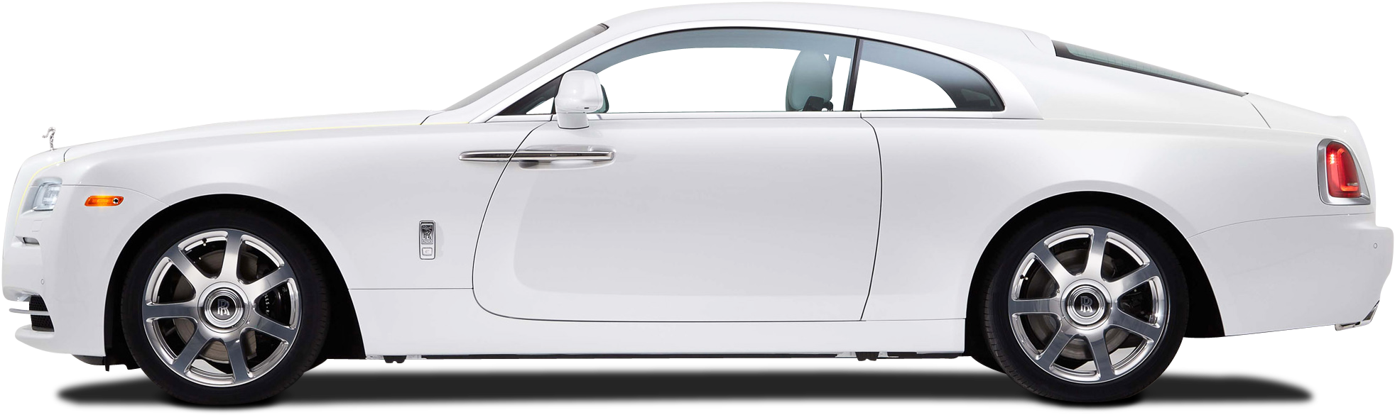 White Rolls Royce Wraith Car Png Image - Rolls Royce Wraith Png (2029x677), Png Download
