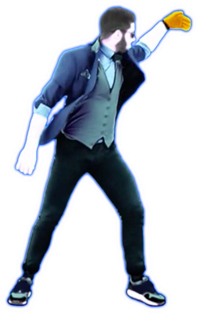 Love Me Again Dancer - Love Me Again Just Dance 2016 (506x627), Png Download