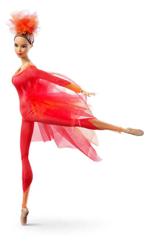 Dolls, Red, Baby, Toy, Super, Girl, Dress, Dance Png - Misty Copeland Doll (495x800), Png Download
