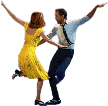 La La Land Dance Png - La La Land Png (373x371), Png Download