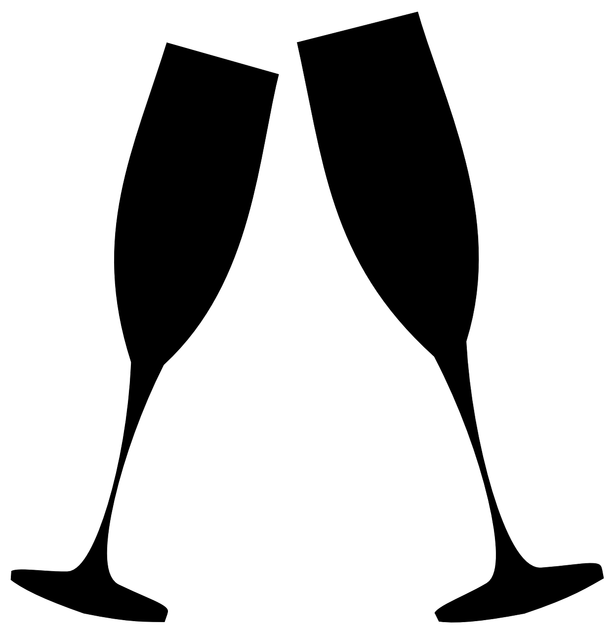 Champagne Clipart Vector - Champagne Glass Clipart (701x720), Png Download