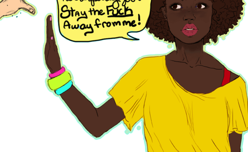 This Is How I Feel When Random People Ask To Touch - Don T Touch My Afro (800x491), Png Download