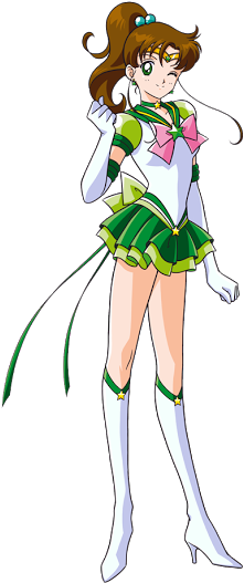 Eternal Sailor Jupiter - Super Sailor Moon Jupiter (474x655), Png Download