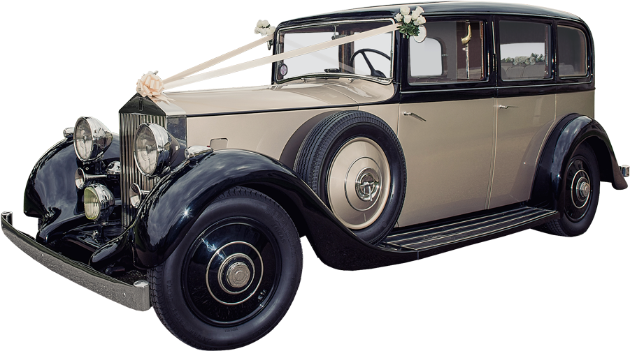 Grace, Our Latest Vintage Wedding Car, The Ultimate - Vintage Rolls Royce Wedding Car Company (900x680), Png Download