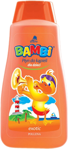 Bambi Exotic Baby Bubble Bath 500ml - Bambi Płyn Do Kapieli Dla Dzieci Exotic 500 Ml (600x600), Png Download