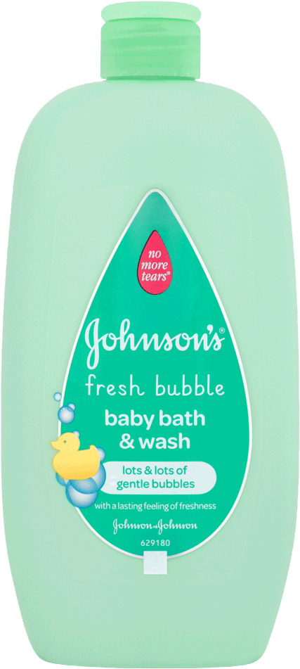Johnson's® Fresh Bubble Baby Bath & Wash - Johnsons Baby 2in1 Bubble Bath & Wash - 500ml (1000x1000), Png Download