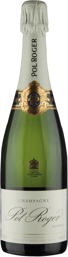 Pol Roger Brut Reserve - Glass Bottle (265x1000), Png Download