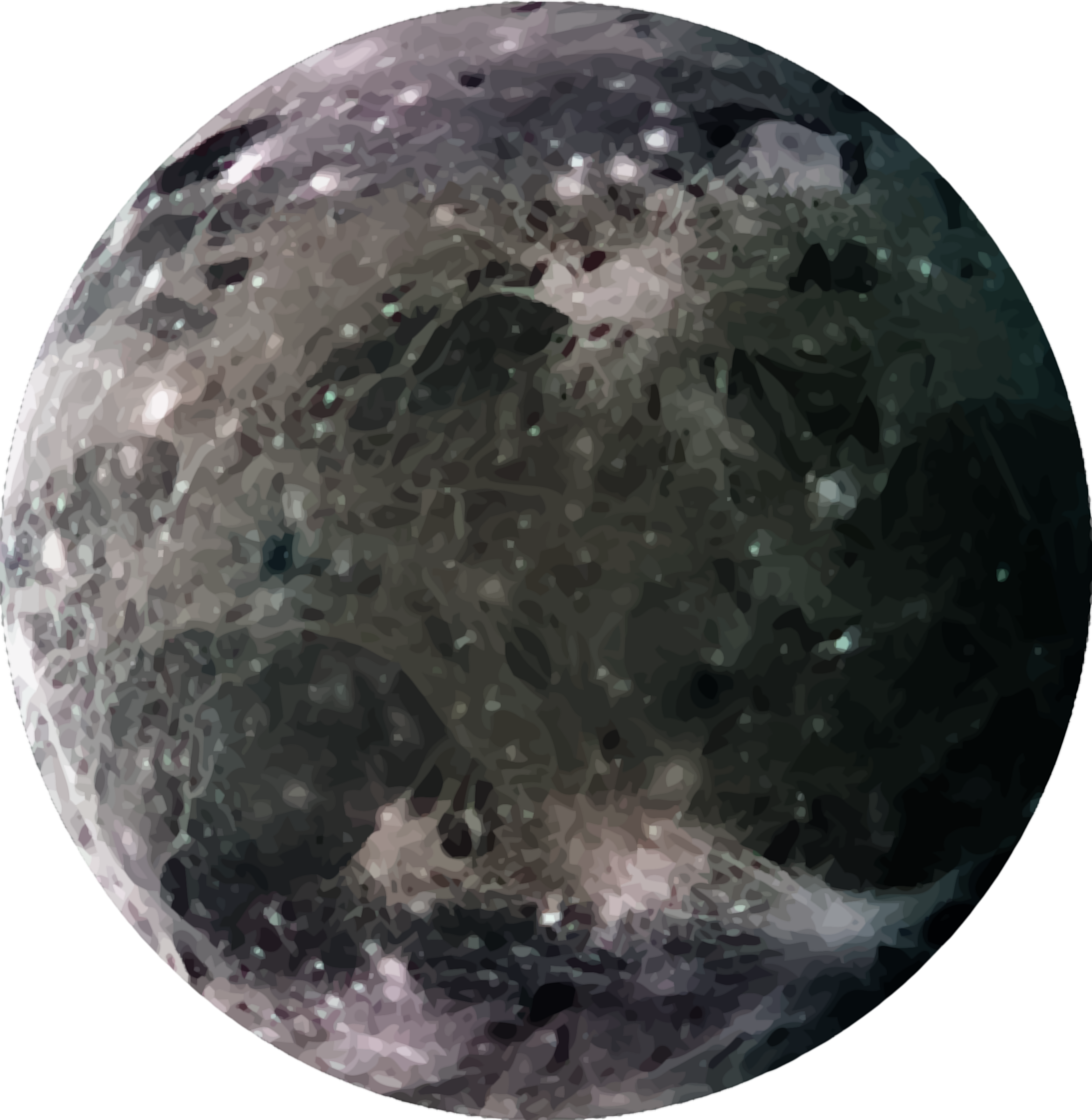 Ganymede Natural Satellite Moons Of Jupiter Galilean - Jupiter's Biggest Moon (731x750), Png Download