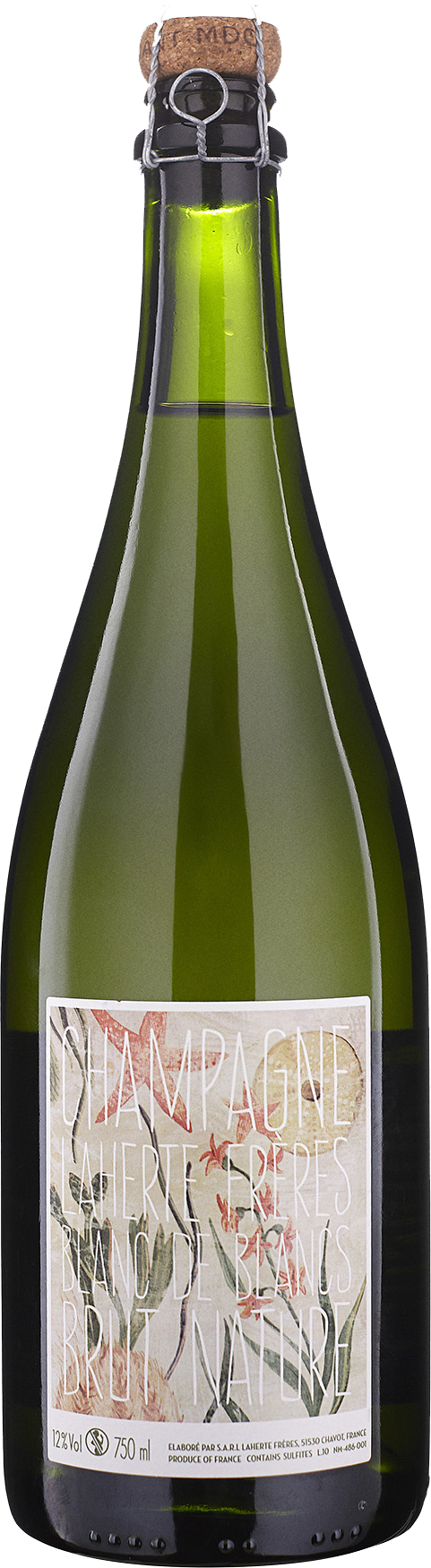 Laherte Frères Blanc De Blancs Brut Nature, Champagne, - Champagne Laherte Freres Blanc De Blancs (481x1750), Png Download