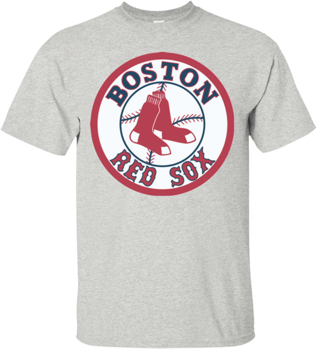 Boston Red Sox Logo Men's T-shirt - Boston Red Sox 30cm Car Magnet (1155x1155), Png Download