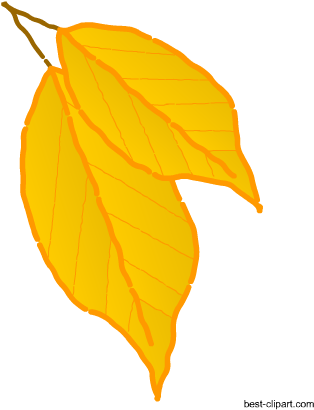 Free Fall Autumn Clip Art - Yellow (450x450), Png Download
