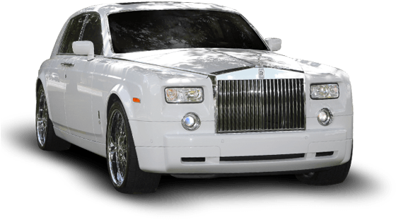 Rolls Royce - Phantom - White Rolls Royce Png (608x317), Png Download