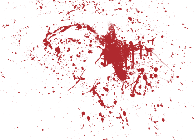 Png Image Information - Blood Splatter Png (621x450), Png Download