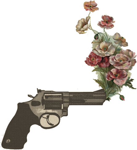 Flowers Drawing Tumblr - Russ 99 (444x487), Png Download