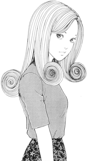 Junji Ito, Japanese Horror, Tumblr Png, Manga Artist, - Junji Ito Uzumaki Kirie (500x743), Png Download