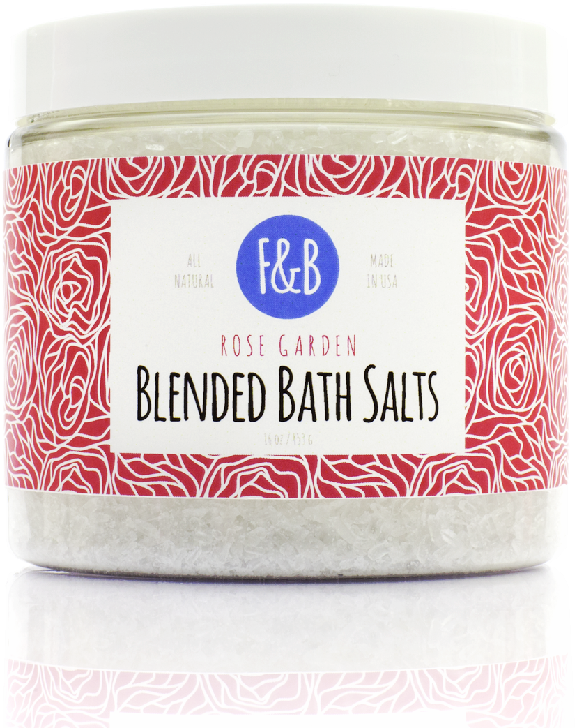 Fizz & Bubble Bath Salts Rose Garden - Fizz & Bubble Bath Salts (969x1080), Png Download