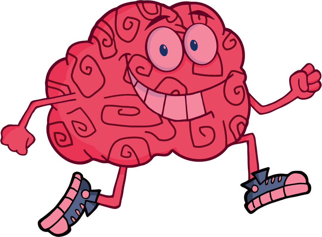 Image Freeuse Stock Brain Breaks Genhkids - Running Brain (1080x796), Png Download