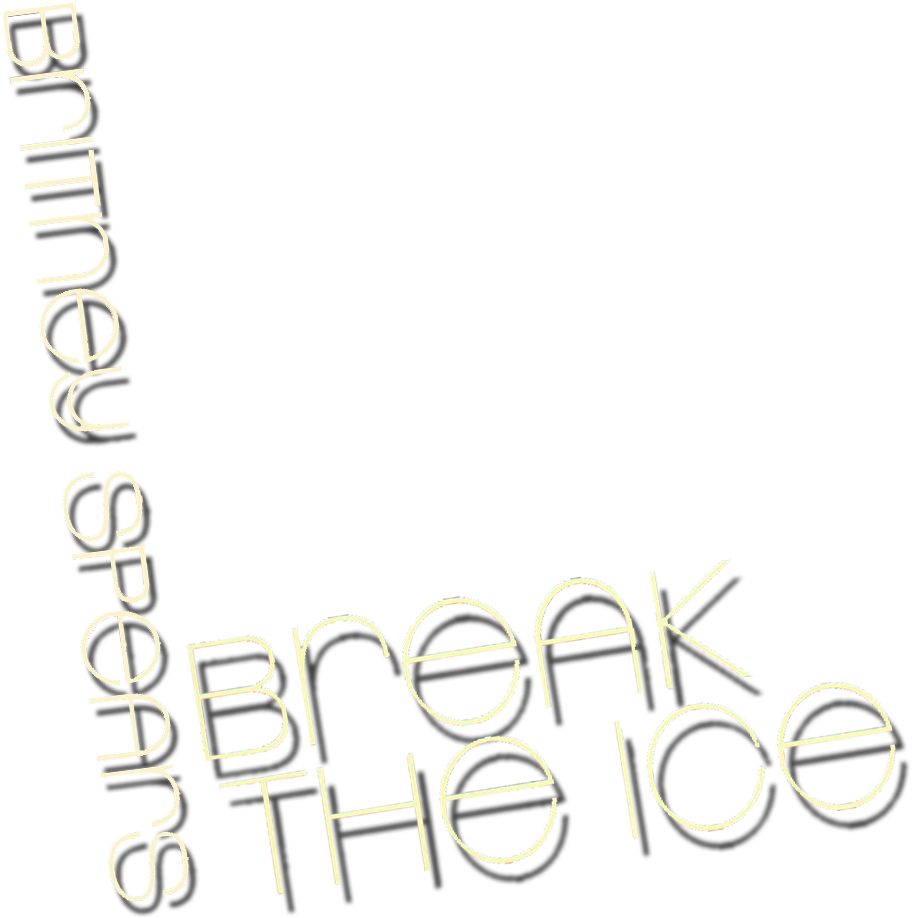Break The Ice Logo-3 - Britney Spears Break The Ice Logo (941x936), Png Download