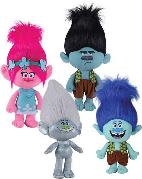 Poppy Novelty Hat - Trolls (350x420), Png Download