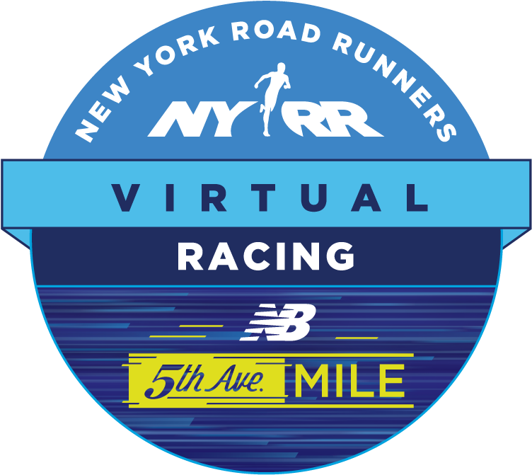 Nyrr Virtual New Balance 5th Avenue Mile Logo - New Balance United Nyc Half Waterbottle Adult Purple (751x751), Png Download