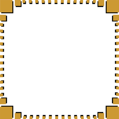 Blue Victorian Border - Hd Frames And Borders Png (400x400), Png Download