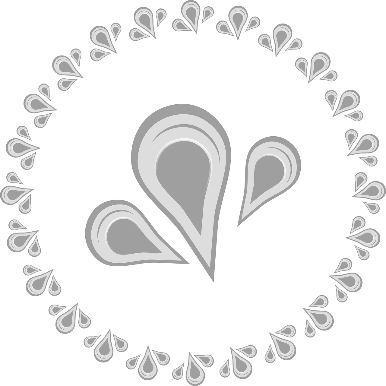 How To Set Use Circle Petal Border Svg Vector (600x600), Png Download