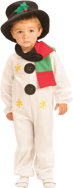 Snowman Costume For Kids (500x793), Png Download